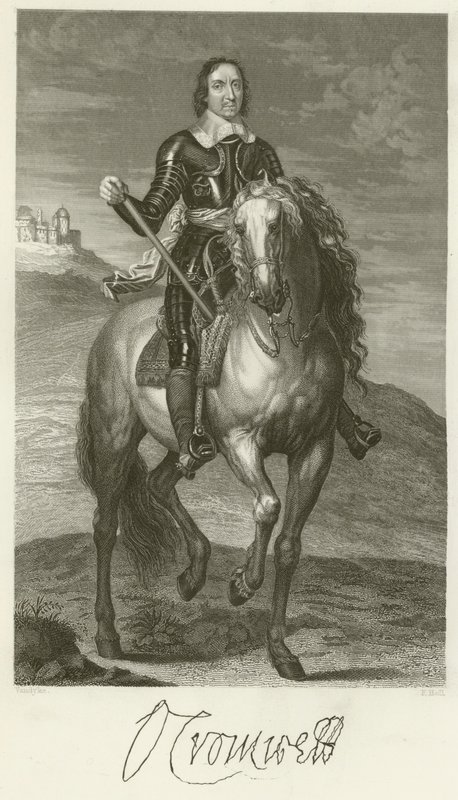 Oliver Cromwell alkotó: after Anthony van Dyck