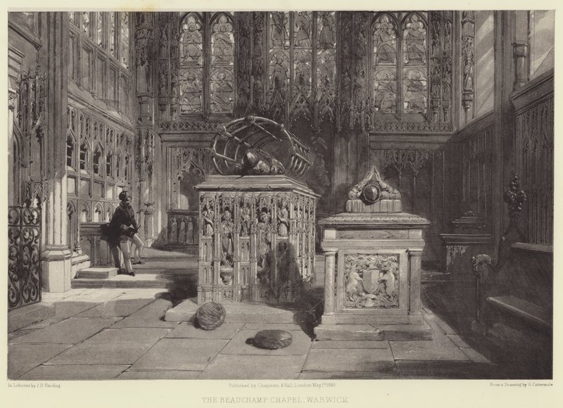 A Beauchamp-kápolna, Warwick alkotó: after George Cattermole