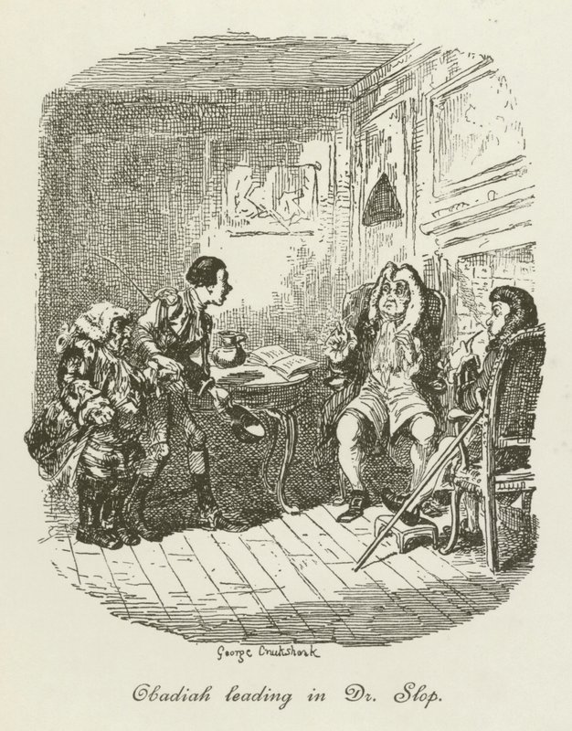 Illusztráció Tristram Shandy számára alkotó: after George Cruikshank