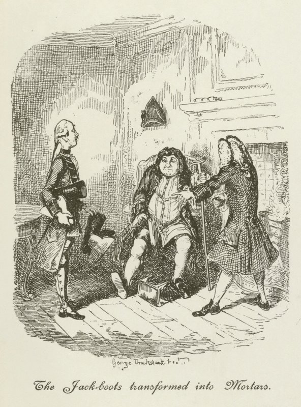 Illusztráció Tristram Shandy számára alkotó: after George Cruikshank