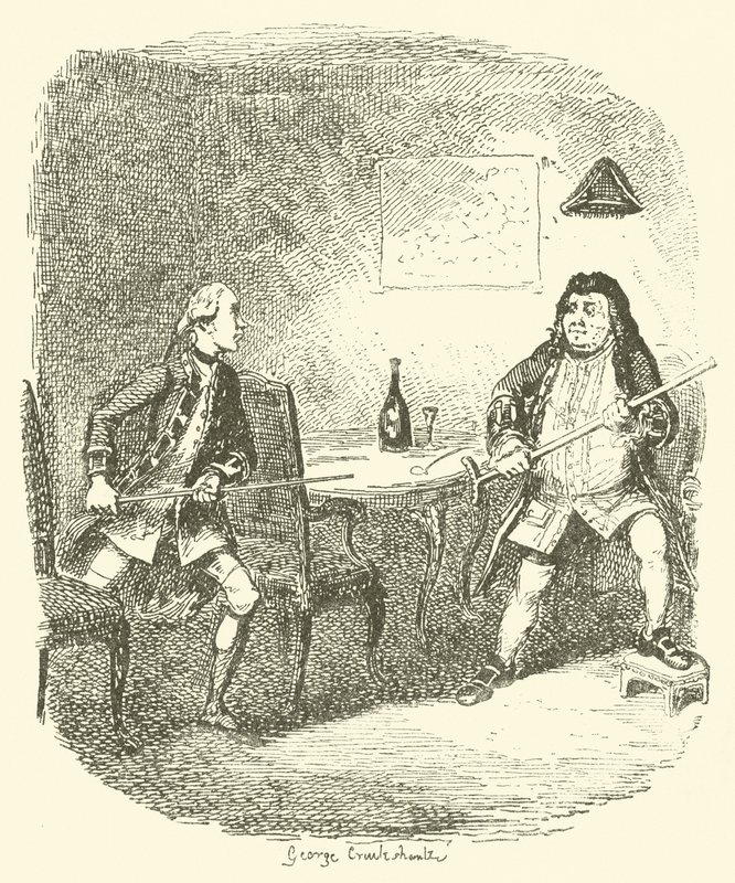 Illusztráció Tristram Shandy számára alkotó: after George Cruikshank