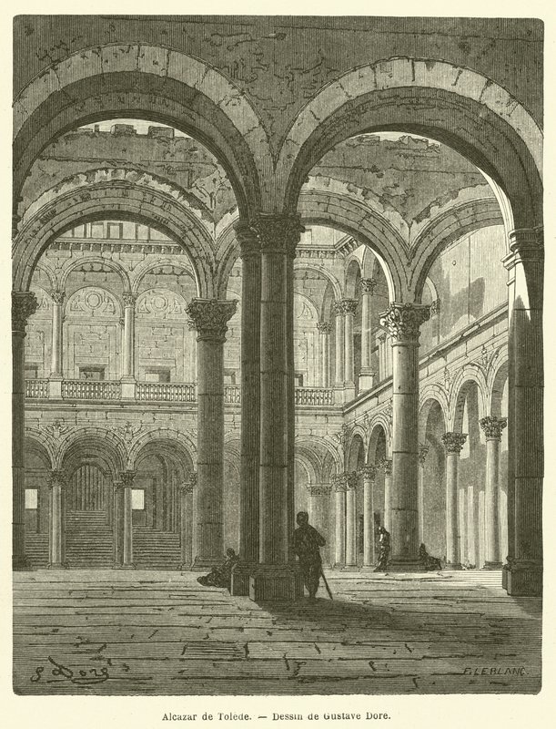 Alcazar de Tolede alkotó: Gustave after Dore