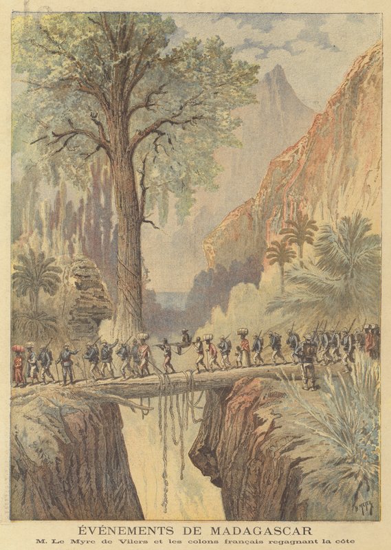 Események Madagaszkáron alkotó: after Henri Meyer