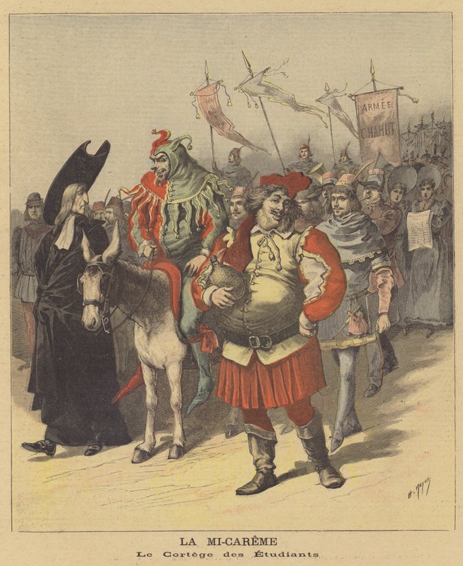 Nagyböjt felénél alkotó: after Henri Meyer