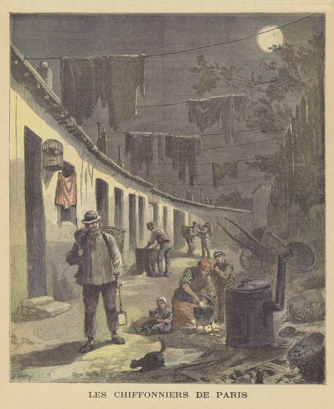 A párizsi rongyszedők alkotó: after Henri Meyer