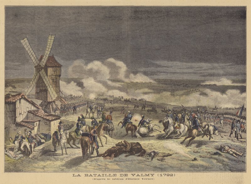 A valmyi csata (1792) alkotó: after Horace Vernet