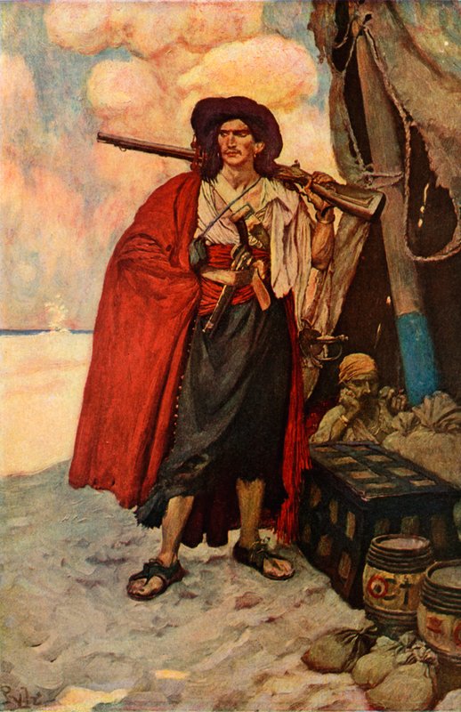 A Buccaneer festői fickó volt alkotó: after Howard Pyle
