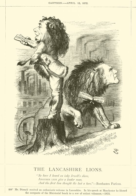 A Lancashire Lions alkotó: after John Tenniel