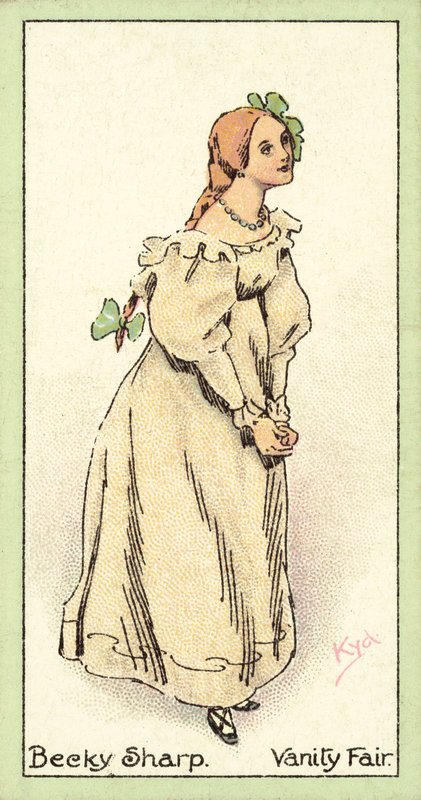 Becky Sharp, Vanity Fair (chromolitho) alkotó: after Joseph Clayton Clarke