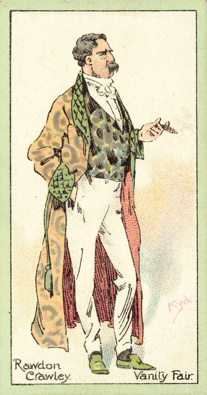 Rawdon Crawley, Vanity Fair (chromolitho) alkotó: after Joseph Clayton Clarke