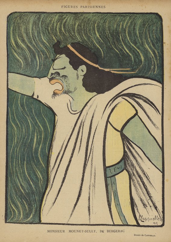 Mounet-Sully, Le Rire illusztrációja alkotó: after Leonetto Cappiello