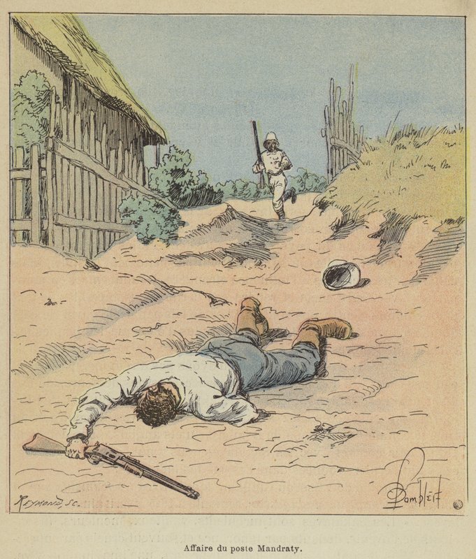 Mandraty posta ügy alkotó: after Louis Charles Bombled