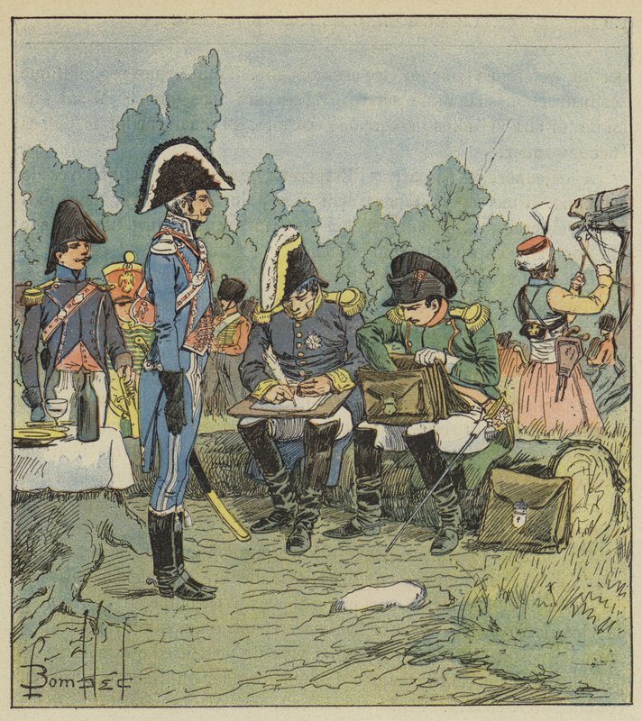 Berthier tudomásul vette alkotó: after Louis Charles Bombled