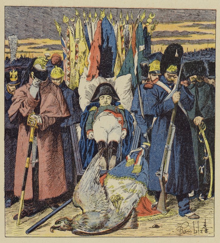 1821. május 5 alkotó: after Louis Charles Bombled
