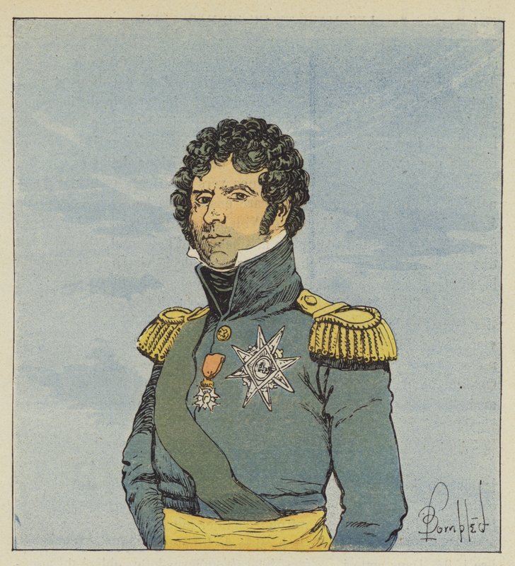 Bernadotte marsall alkotó: after Louis Charles Bombled