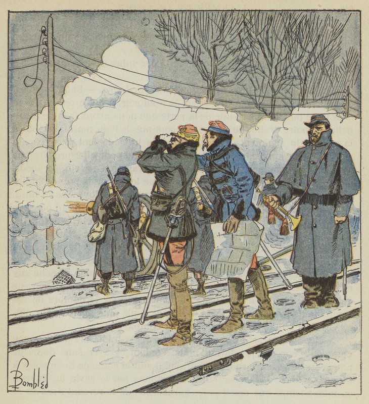 Tripart tábornok géppuskái alkotó: after Louis Charles Bombled