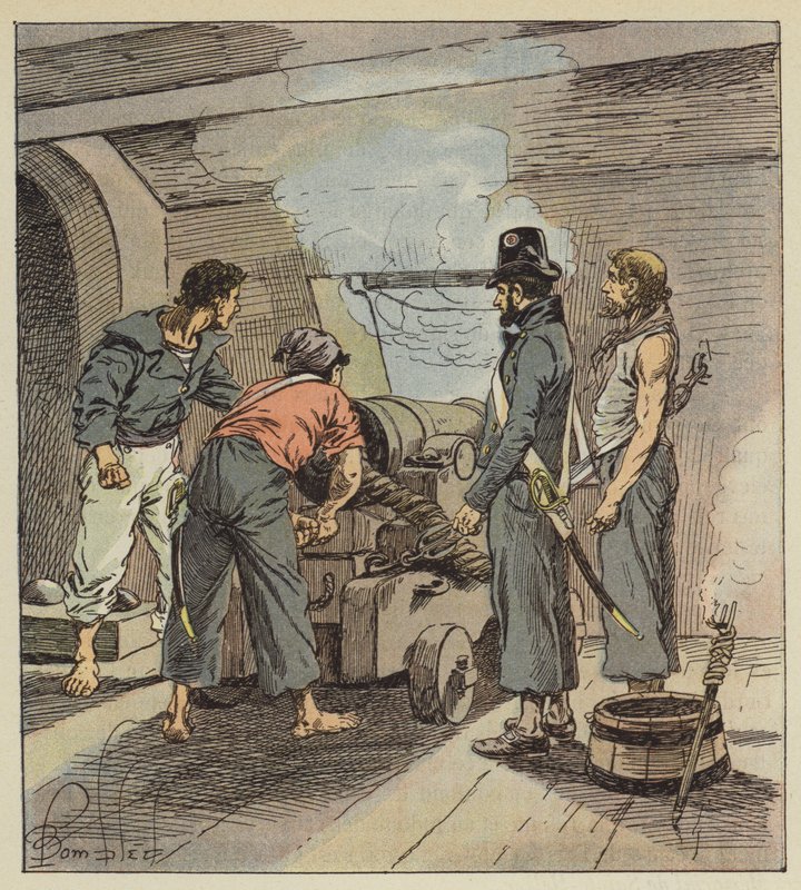 Tengerészek 1805-1815 alkotó: after Louis Charles Bombled
