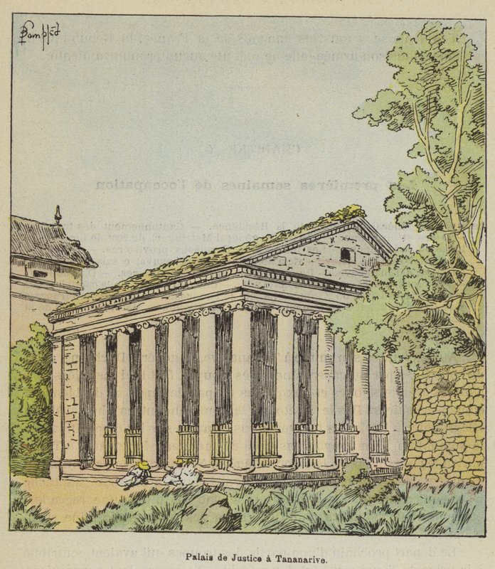 Tananarive-i Igazságügyi Palota alkotó: after Louis Charles Bombled