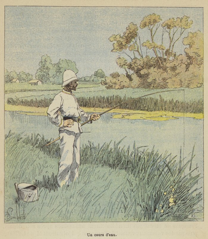 Vízfolyás alkotó: after Louis Charles Bombled