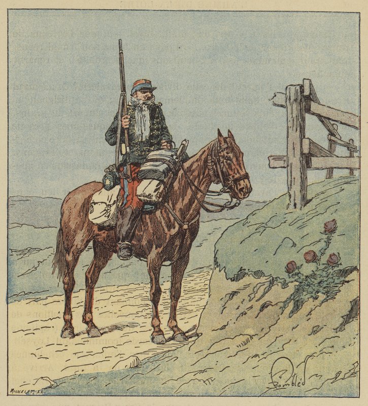 A 6. huszárok csillaga alkotó: after Louis Charles Bombled